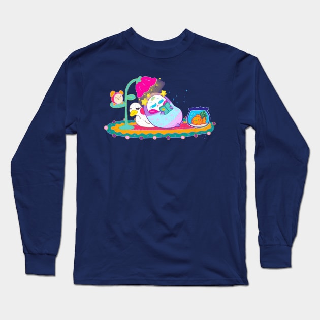 Relax  Tomo - Kira and Bruno Long Sleeve T-Shirt by Littlefluffy